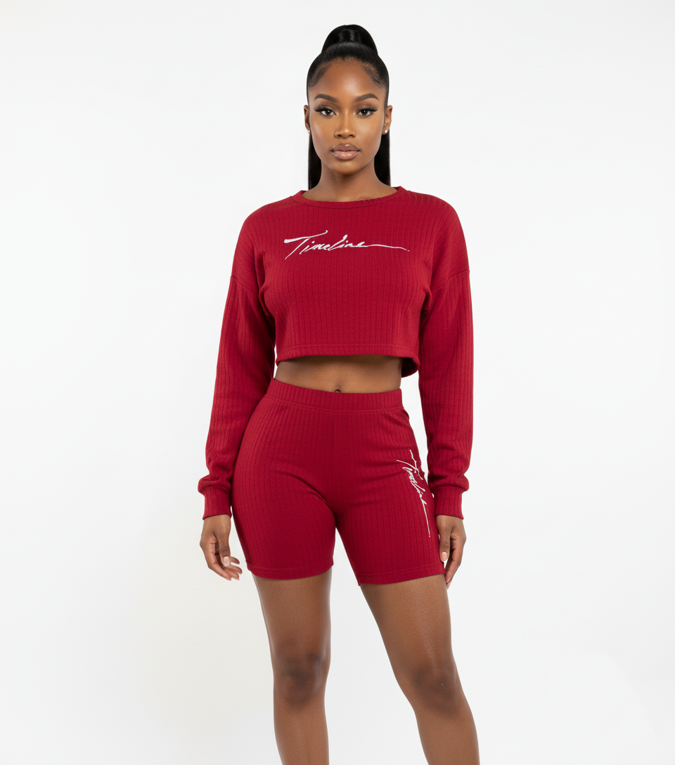 Lady shorts and long sleeve sets