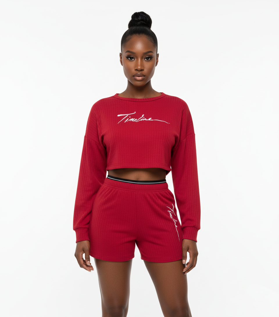 Lady shorts and long sleeve sets