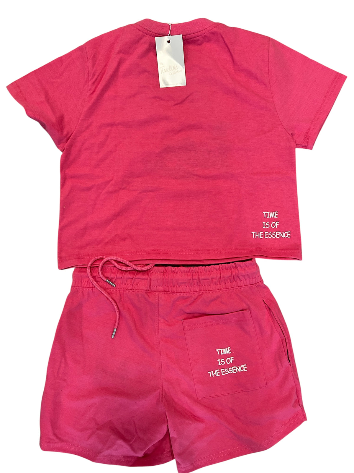 The Timeline Collection Lady short sleeve crop top short sets