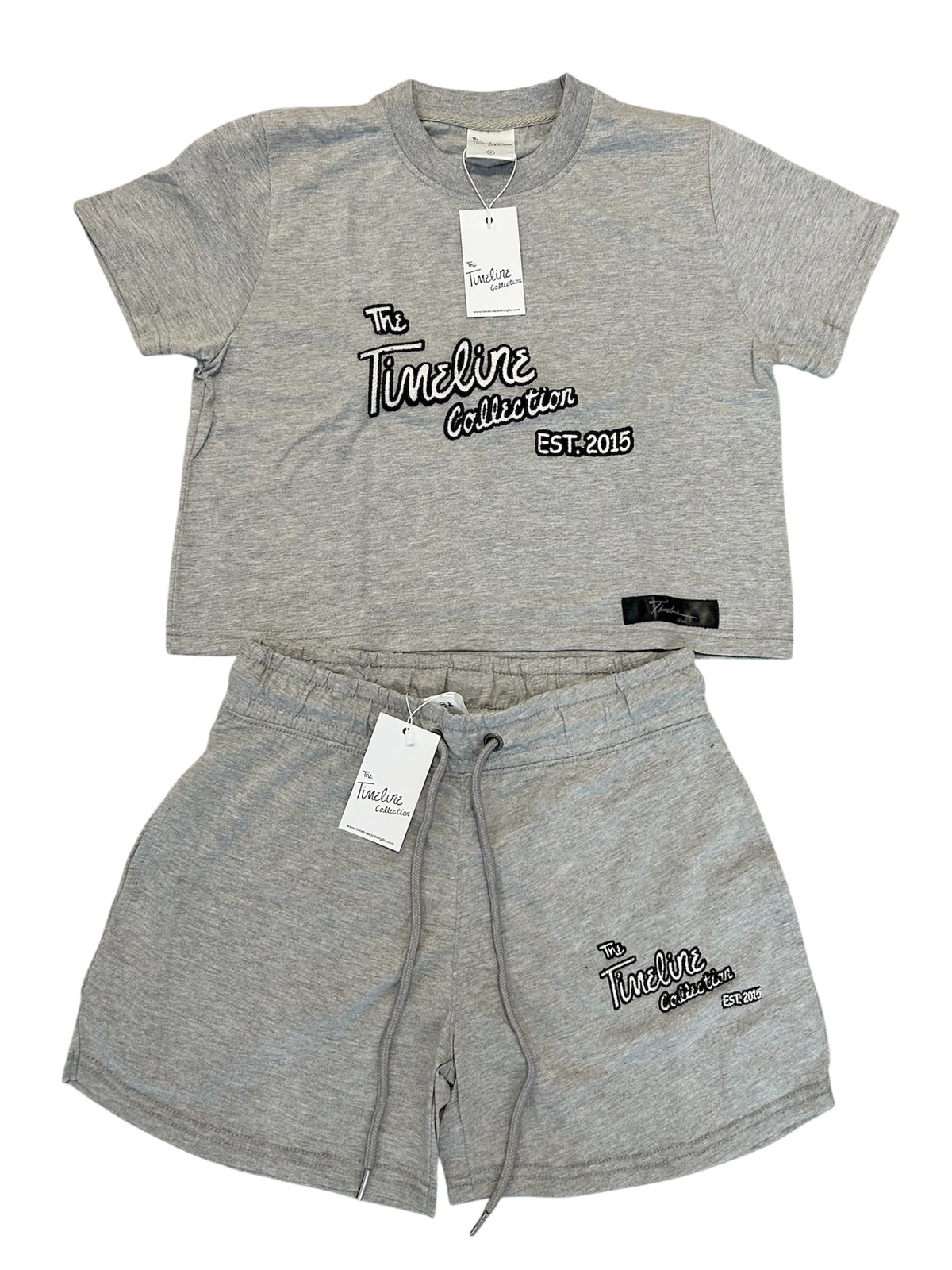 The Timeline Collection Lady short sleeve crop top short sets