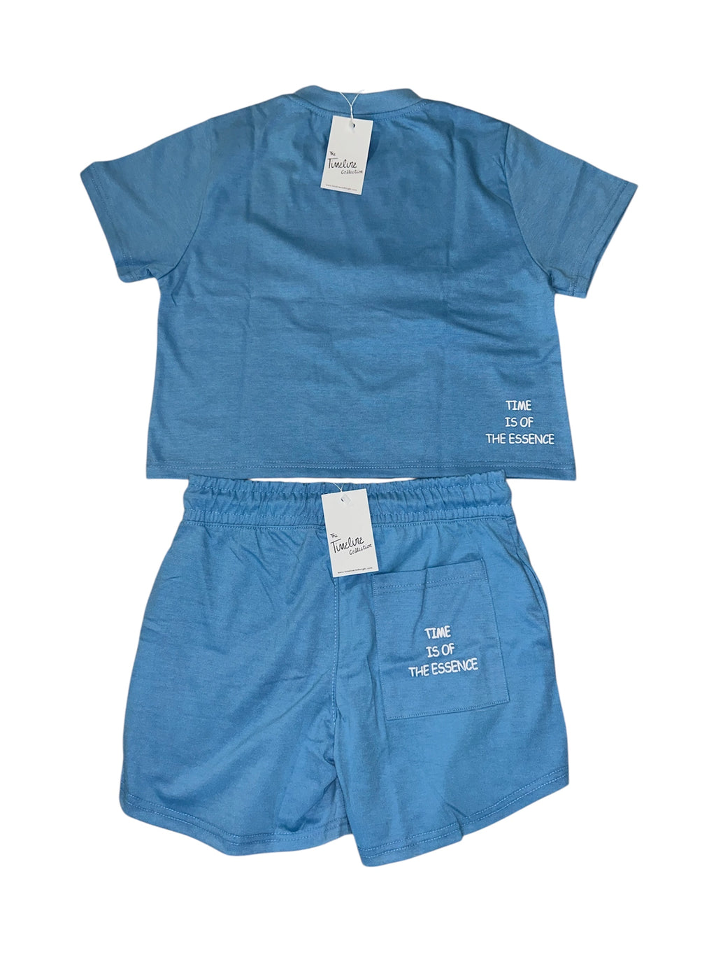 The Timeline Collection Lady short sleeve crop top short sets