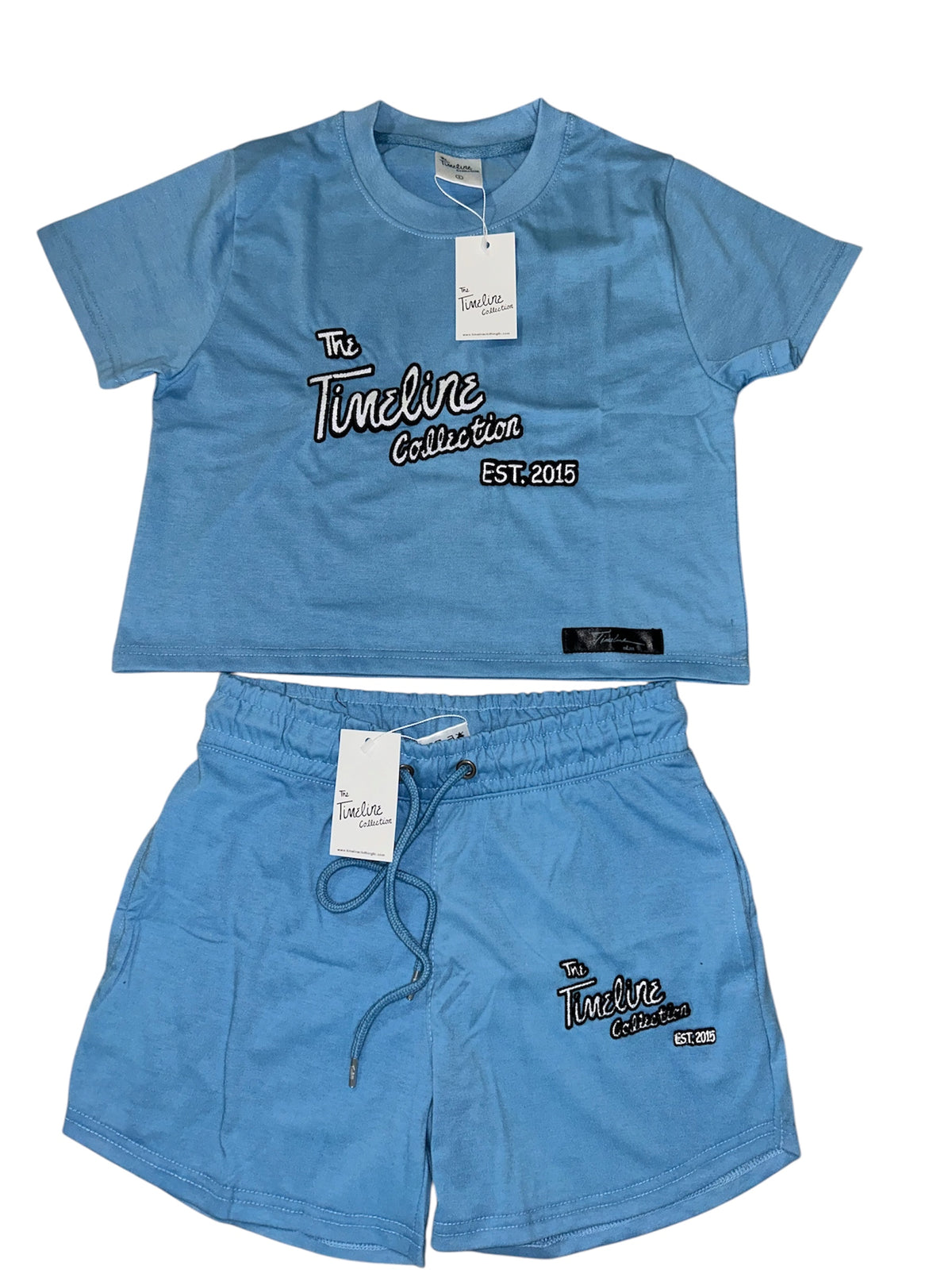 The Timeline Collection Lady short sleeve crop top short sets